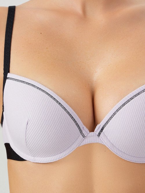 Бюстгальтер t-shirt женский лиловый, фото 5 из 21