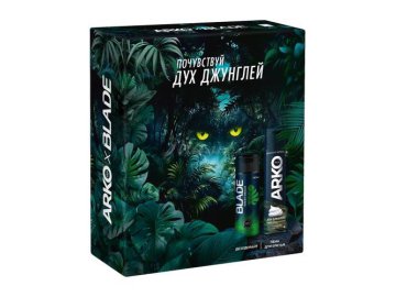Набор подарочный ARKO Men (Пена для бритья Anti-Irritation, 200 мл + Дезодорант-спрей Green Dream, 150 мл)