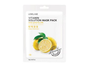 Маска тканевая для лица LEBELAGE с экстрактом лимона, 25 г Мила