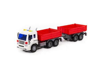 Автомобиль бортовой с прицепом Полесье 93110 Сити 5 элемент