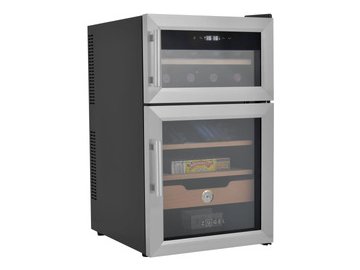 Винный шкаф-хьюмидор ZUGEL ZTH80DX Dual Zone