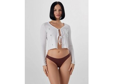 Трусы бразилиана женские с сатиновым блеском