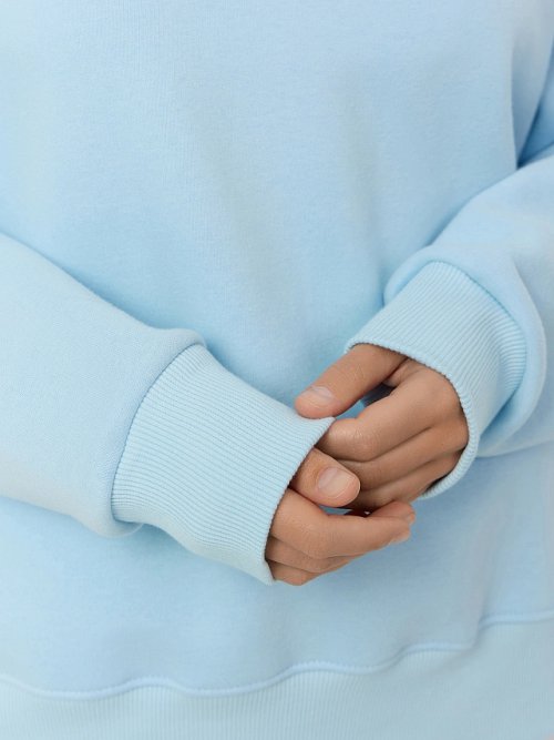 Свитшот женский голубой, фото 5 из 32