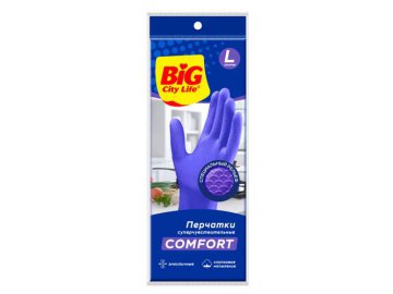 Перчатки латексные BIG CITY LIFE Суперчувствительные, размер L