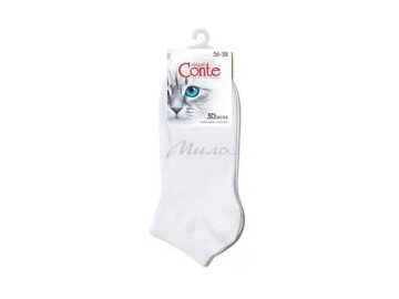 Носки женские CONTE ELEGANT 3DSocks, размер 25-27, цвет 000 белый, арт. 24С-3СП