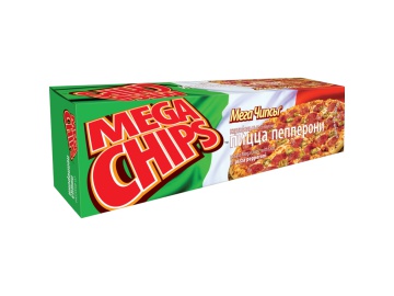 Чипсы "MEGA CHIPS" (пицца пепперони)100г в Дятлово Евроопт