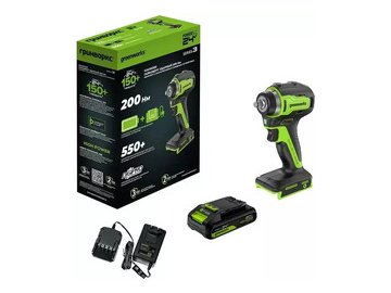 Гайковерт Greenworks G24IW200 3803607CUA