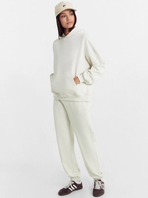 Худи женское в молочном цвете, фото 1 из 40