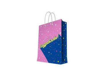 Пакет бумажный подарочный, 11x13.7x6.2 см, арт. 90102