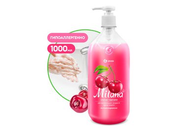 Жидкое мыло Grass Milana Спелая черешня 1л 126401 на акции в магазинах 5 элемент