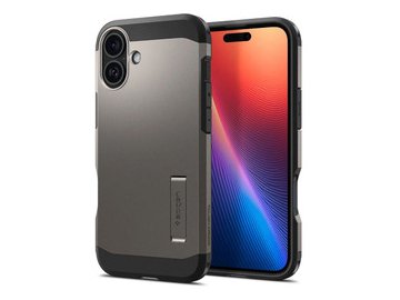 Чехол для телефона Spigen Tough Armor Mag Magsafe для iPhone 16 ACS08215 (темно-серый)