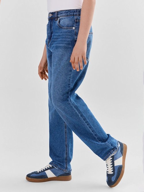 Джинсы для мальчиков Baggy relaxed fit синие, фото 3 из 8