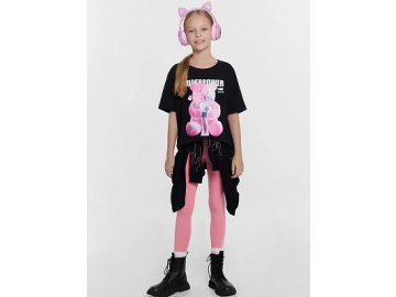 Легинсы для девочек розовые Марк Формель