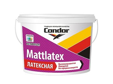 Краска CONDOR Mattlatex (1.5кг, белый) в Минске Ома