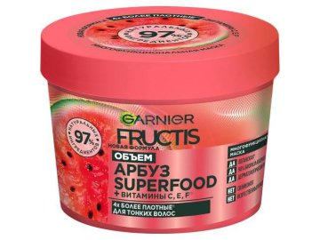 Маска для волос  FRUCTIS Арбуз. Superfood. Объем для тонких волос, 390 мл