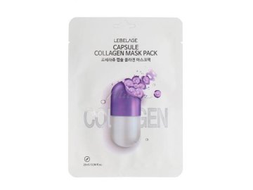 Тканевая маска для лица LEBELAGE Capsule Collagen Mask Pack c коллагеном