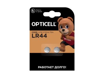Батарейки opticell specialty lr44 2 шт Электросила