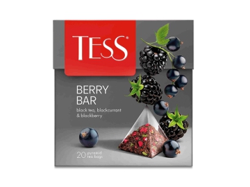 Чай ТЕСС Berry Bar черн с аром ежев и черн смород 20пх1,8г с/я 36г