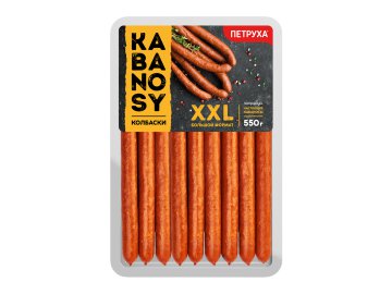 Санта акции и скидки Поставы - Колбаски Петруха Kabanosy XXL в/к в/с 550 г Смолевичи Бройлер Ф-Л Юнимит