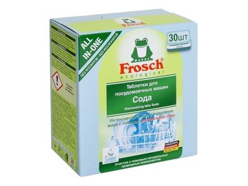 Таблетки для посудомоечной машины Frosch Сода 30 шт