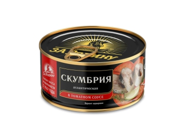 Скумбрия За Родину атлантическая в т/с 185 г