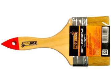 Кисть Yourtools КФ 100 натуральный ворс, Стандарт флейцевая