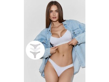 Трусы бразилиана женские в наборе, 3 шт
