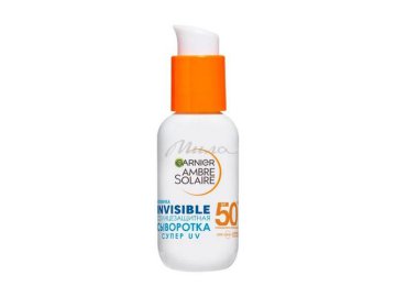 Сыворотка солнцезащитная для лица GARNIER Ambre Solaire Invisible Супер UV SPF50+, 30 мл