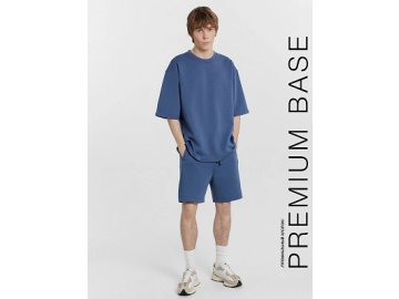 Комплект мужской синий: футболка и шорты в Лепеле Марк Формель