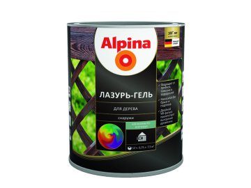 Защитно-декоративный состав Alpina Лазурь-гель (750мл, палисандр)