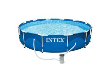 Каркасный бассейн INTEX Metal Frame 28202NP (305x76 см) c фильтр-насосом