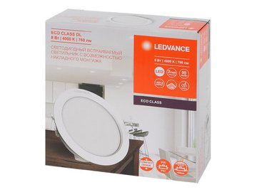 Светильник светодиодный LEDVANCE 8W 4000K IP44 ECOCLASS в Барановичах 5 элемент