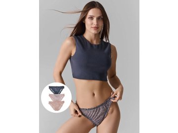 Трусы слипы женские из сетки в наборе, 3 шт