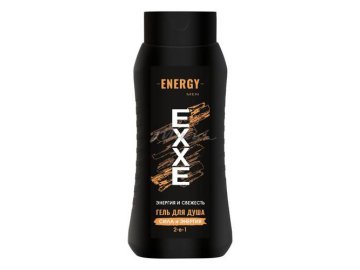Гель для душа мужской EXXE UFC Сила и энергия 2 в 1 с углем, 400 мл