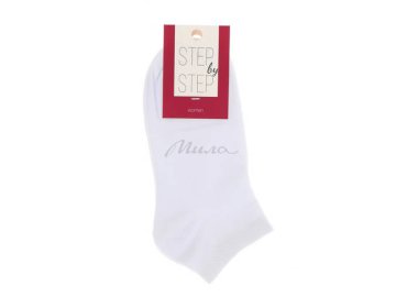 Мила акции Слуцк - Носки женские STEP by STEP, р. 23 ХЛ, арт.4с3344, цвет белый