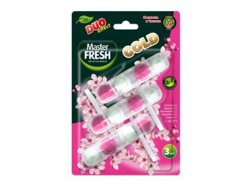 Блок для унитазов MASTER FRESH Gold Сакура, 3 шт