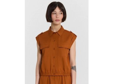 Блузка женская коричневая Марк Формель