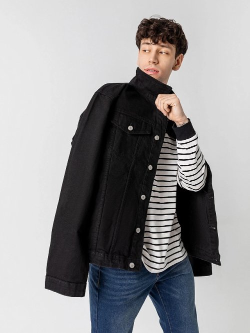 Жакет мужской в черном цвете, фото 1 из 4