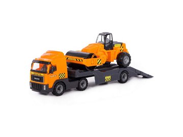 Автомобиль-трейлер + дорожный каток Полесье 58416