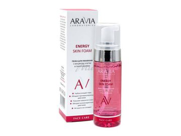 Мила акции Ветка - Пенка для умывания ARAVIA Laboratories с муцином улитки и гинкго билоба, 150 мл