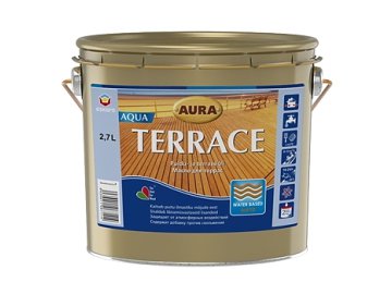Масло для древесины Aura Wood Terrace Aqua (2.7л, коричневый)