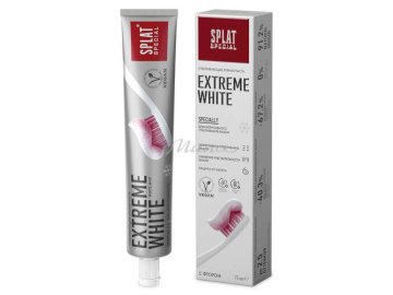 Паста зубная SPLAT (СПЛАТ) Extreme White / Экстра Отбеливание серии Special, 75 мл