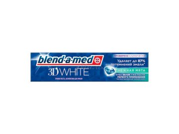 Зубная паста BLEND-A-MED 3D White Нежная мята, 75 мл