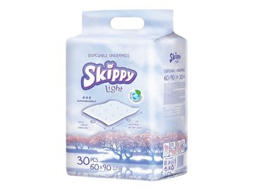 Одноразовые пеленки для детей SKIPPY LIGHT р-р 60x90 (30 шт.)