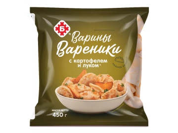 Вареники "ВАРИНЫ" (картоф/лук) 450г на акции в магазинах Евроопт