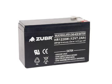 Аккумулятор для ИБП Zubr HR 12-28W (12 В/7.2 А·ч)