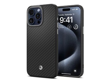 Чехол для телефона Spigen Enzo Aramid для iPhone 15 Pro ACS07045 (черный)