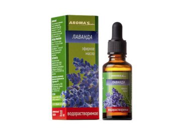 Мила акции Шклов - Масло эфирное AROMA SAULES Лаванда водорастворимое, 30 мл