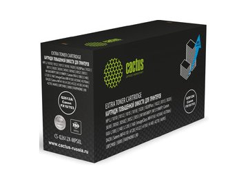 Картридж лазерный Cactus CS-Q2612X-MPSXL Q2612A/Canon FX10/703 черный (8000стр.) для HP LJ 1010/1012/1015/1018/1020/1020Plus/1022/3015/3020/3030/3050/