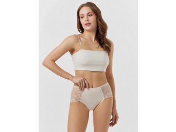 Трусы шортики женские белые с кружевом